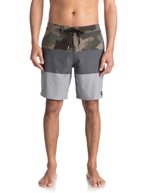 quiksilver, Tijuana 19" Beachshorts, RIFFLE GREEN (gsq6) 0 Tijuana 19" Beachshorts Green EQYBS03776 Quiksilver