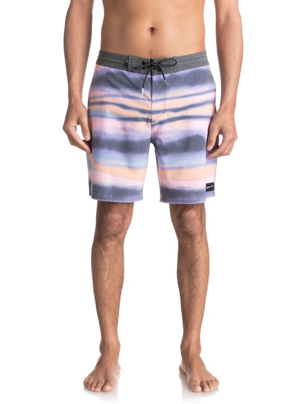 quiksilver, Neon Smog 18" - Short de plage, TARMAC (kta6) 0 Neon Smog 18" - Short de plage Noir EQYBS03777 Quiksilver