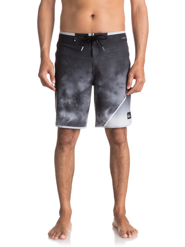quiksilver, Men's New Wave 19" Boardshorts, BLACK (kvj6) 0 Men's New Wave 19" Boardshorts Black EQYBS03810 Quiksilver
