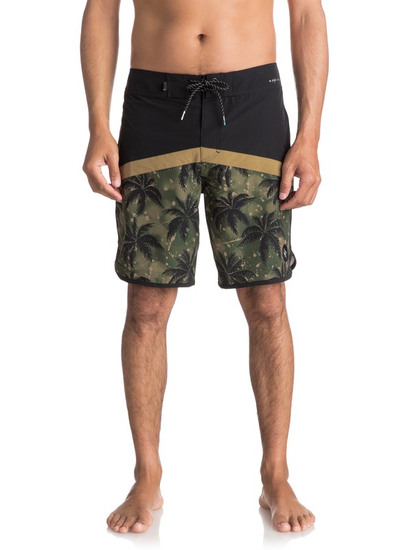 quiksilver, Men's Crypt Scallop 20" Boardshorts, BLACK (kvj6) 0 Men's Crypt Scallop 20" Boardshorts Black EQYBS03824 Quiksilver