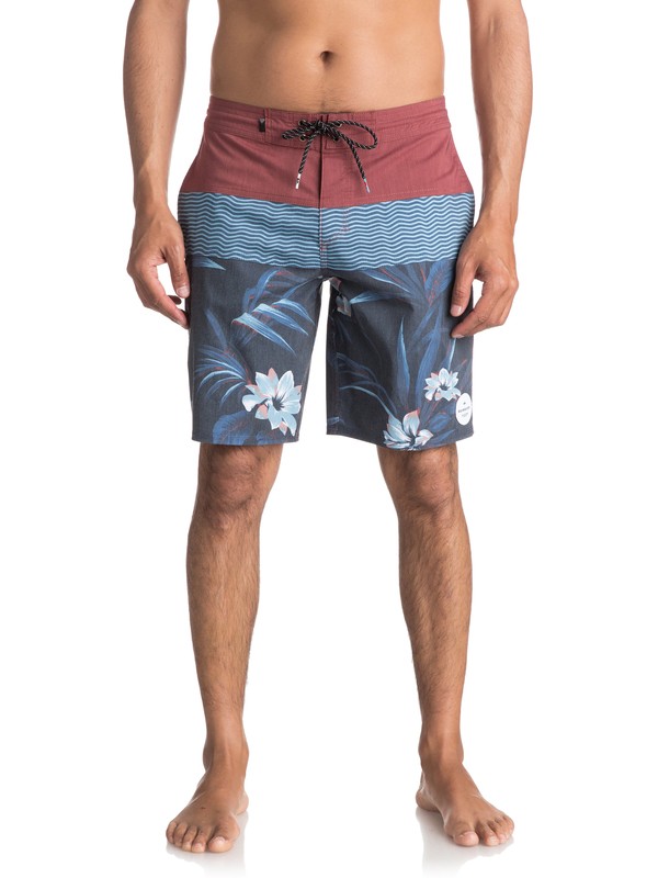 quiksilver, Men's Heatwave Blocked 20" Beachshorts, APPLE BUTTER (cph6) 0 Men's Heatwave Blocked 20" Beachshorts Brown EQYBS03835 Quiksilver