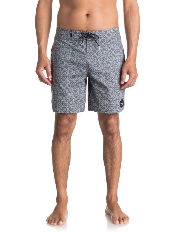 quiksilver, Men's Variable 18" Beachshorts, SLEET (szp6) 0 Men's Variable 18" Beachshorts Grey EQYBS03838 Quiksilver