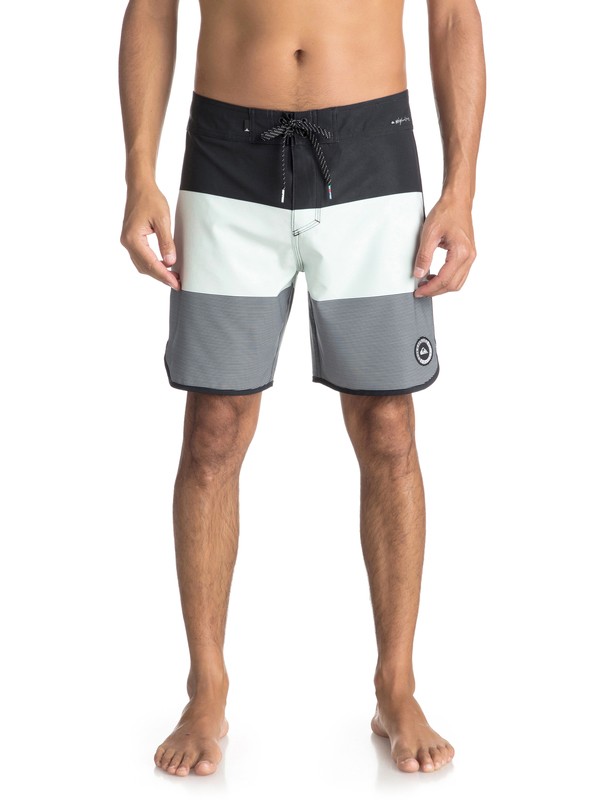 quiksilver, Highline Tijuana Scallop 18" - Board Shorts, BLACK (kvj6) 0 Highline Tijuana Scallop 18" - Board Shorts Black EQYBS03852 Quiksilver