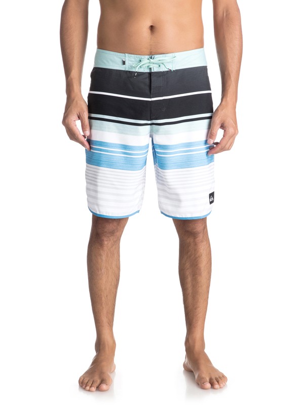 quiksilver, Men's Eye Scallop 20" Boardshorts, EGGSHELL BLUE (bfd6) 0 Men's Eye Scallop 20" Boardshorts Blue EQYBS03871 Quiksilver