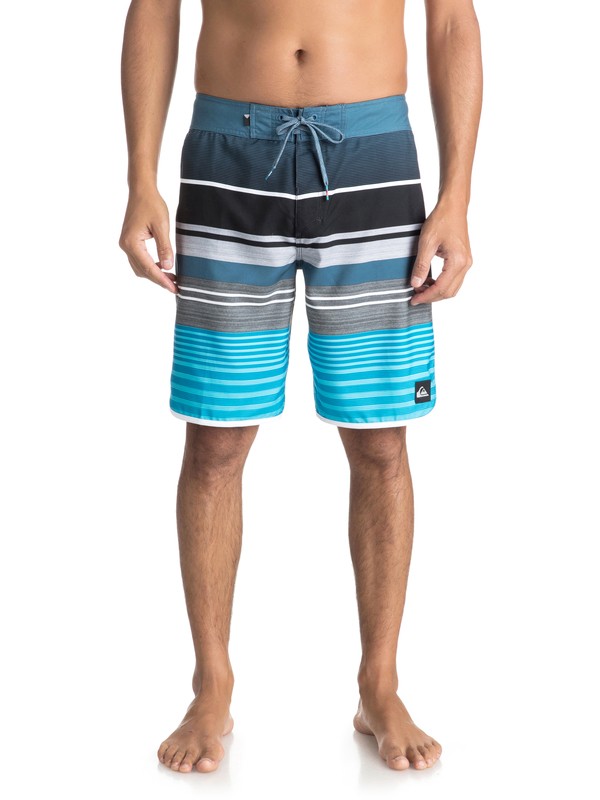 quiksilver, Men's Eye Scallop 20" Boardshorts, ATOMIC BLUE (bmm6) 0 Men's Eye Scallop 20" Boardshorts Blue EQYBS03871 Quiksilver
