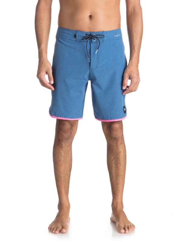 quiksilver, Highline Scallop 19" Boardshorts, RIVIERA (blc0) 0 Highline Scallop 19" Boardshorts Blue EQYBS03885 Quiksilver