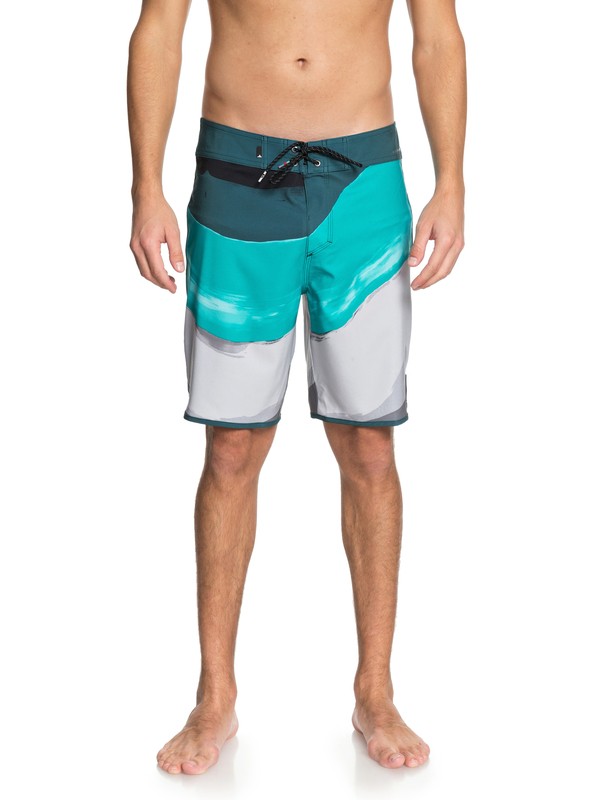 quiksilver, Highline Resin Scallop 19" - Boardshorts, ATLANTIC DEEP (bsd6) 0 Highline Resin Scallop 19" - Boardshorts Blue EQYBS03955 Quiksilver