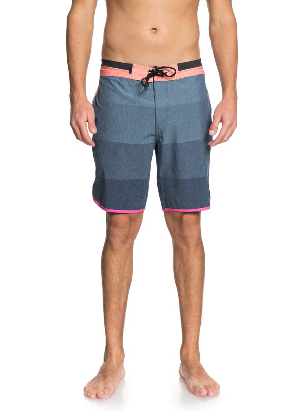 quiksilver, Vista 19" - Beach Shorts, SILVER LAKE BLUE (bjq6) 0 Vista 19" - Beach Shorts Blue EQYBS03964 Quiksilver
