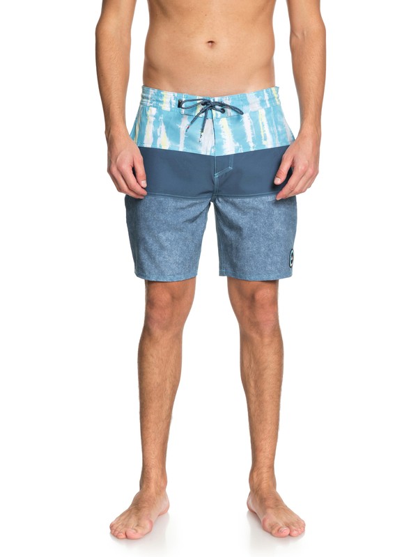 quiksilver, Fortune 18" - Beach Shorts, CYAN BLUE (bkv6) 0 Fortune 18" - Beach Shorts Blue EQYBS03978 Quiksilver