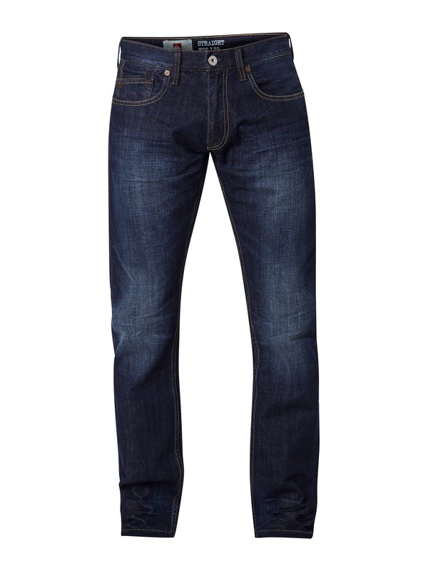 quiksilver, Revolver Dark Vintage Straight Fit Jeans, 32" Inseam, DARK VINTAGE (bqyw) 0 Revolver Dark Vintage Straight Fit Jeans, 32" Inseam EQYDP03008 Quiksilver