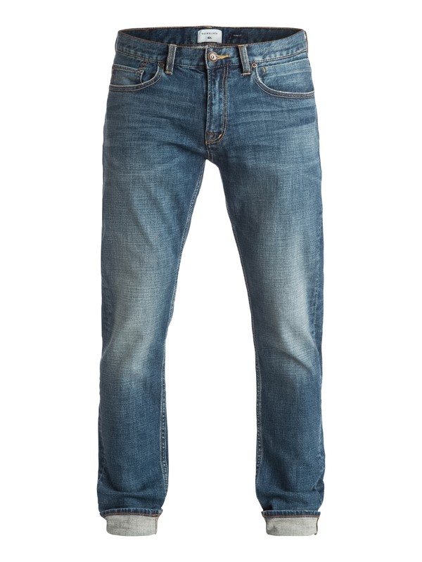 quiksilver, Distorsion Medium Blue 32" - Jean coupe slim, MEDIUM BLUE (bygw) 0 Distorsion Medium Blue 32" - Jean coupe slim EQYDP03220 Quiksilver