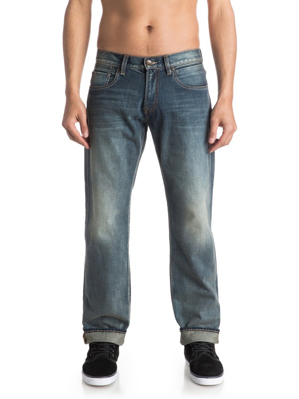quiksilver, Sequel Vintage Cracked 32" - Vaqueros Corte Regular, VINTAGE CRACKED (bqkw) 0 Sequel Vintage Cracked 32" - Vaqueros Corte Regular Azul EQYDP03221 Quiksilver