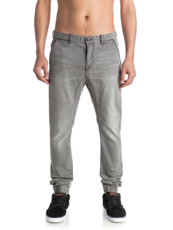 quiksilver, Fonic Fix Used Grey 32" - Pantalón De Chandal Vaquero, USED GREY (slrw) 0 Fonic Fix Used Grey 32" - Pantalón De Chandal Vaquero Gris EQYDP03227 Quiksilver