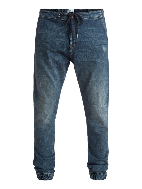 quiksilver, Bradfonic Used Blue Destroy 32" - Pantalón De Chandal Vaquero, USED BLUE DESTROY (bmew) 0 Bradfonic Used Blue Destroy 32" - Pantalón De Chandal Vaquero Azul EQYDP03234 Quiksilver