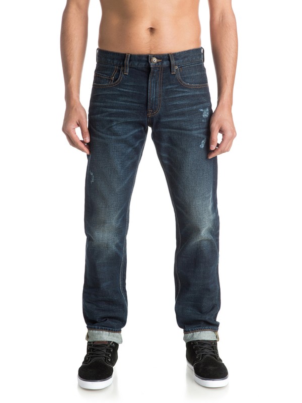 quiksilver, Revolver Agy Blue 32" - Vaqueros De Corte Recto, AGY BLUE (bncw) 0 Revolver Agy Blue 32" - Vaqueros De Corte Recto Azul EQYDP03235 Quiksilver