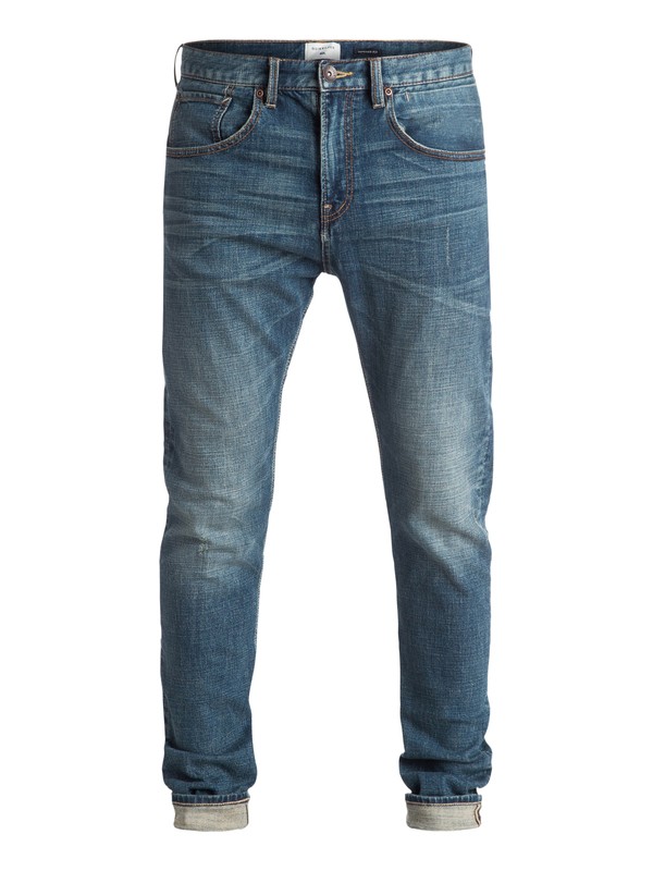 quiksilver, Low Bridge Blue Damaged 32" - Vaqueros Corte Pitillo, BLUE DAMAGED (bjnw) 0 Low Bridge Blue Damaged 32" - Vaqueros Corte Pitillo Azul EQYDP03236 Quiksilver
