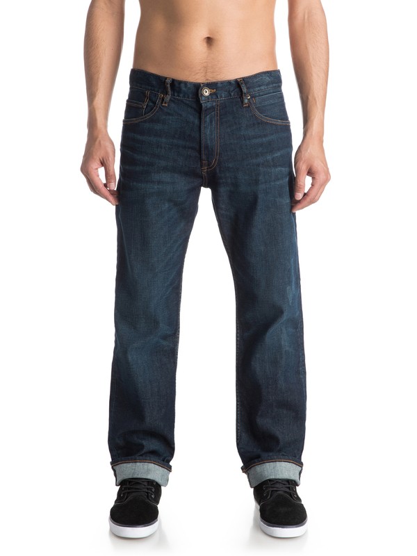 quiksilver, High Force Icy Blue 32" - Jean ample, ICY BLUE (btnw) 0 High Force Icy Blue 32" - Jean ample EQYDP03245 Quiksilver