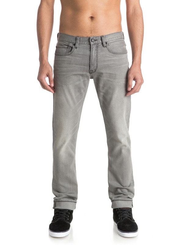 quiksilver, Distorsion Grey Damaged 34" - Vaqueros Pitillo, GREY DAMAGED (sjew) 0 Distorsion Grey Damaged 34" - Vaqueros Pitillo Gris EQYDP03251 Quiksilver