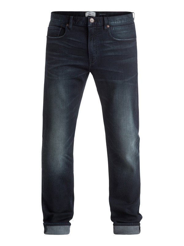 quiksilver, Revolver Dark Blue 34" - Vaqueros De Corte Recto, DARK BLUE (ktpw) 0 Revolver Dark Blue 34" - Vaqueros De Corte Recto Negro EQYDP03259 Quiksilver