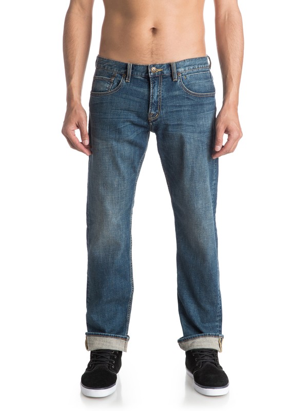 Sequel Medium Blue - Regular Fit Jeans EQYDP03315 0 Sequel Medium Blue - Vaqueros Corte Regular EQYDP03315 Quiksilver
