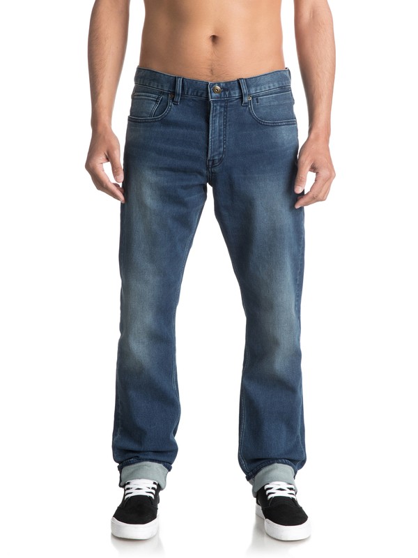 quiksilver, Revolver Iron Blue - Vaqueros De Corte Recto, IRON BLUE USED (bpnw) 0 Revolver Iron Blue - Vaqueros De Corte Recto Azul EQYDP03336 Quiksilver