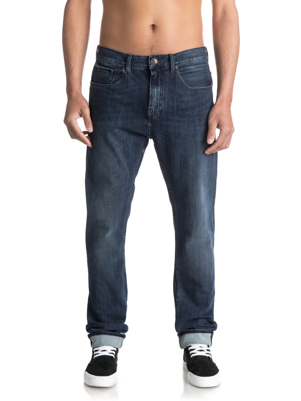 quiksilver, Low Bridge Mineral Blue - Jean skinny, MINERAL BLUE (btew) 0 Low Bridge Mineral Blue - Jean skinny EQYDP03339 Quiksilver