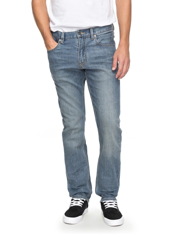 quiksilver, Revolver Coolmax Surf Blue - Jean coupe droite, SURF BLUE (bksw) 0 Revolver Coolmax Surf Blue - Jean coupe droite Bleu EQYDP03353 Quiksilver
