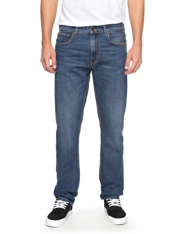 quiksilver, Revolver Light Elder - Jean coupe droite, LIGHT ELDER (bylw) 0 Revolver Light Elder - Jean coupe droite Bleu EQYDP03357 Quiksilver