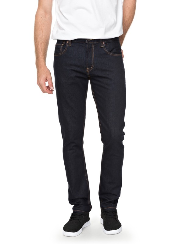 quiksilver, Distorsion Rinse - Jean slim, RINSE (bsnw) 0 Distorsion Rinse - Jean slim Bleu EQYDP03363 Quiksilver