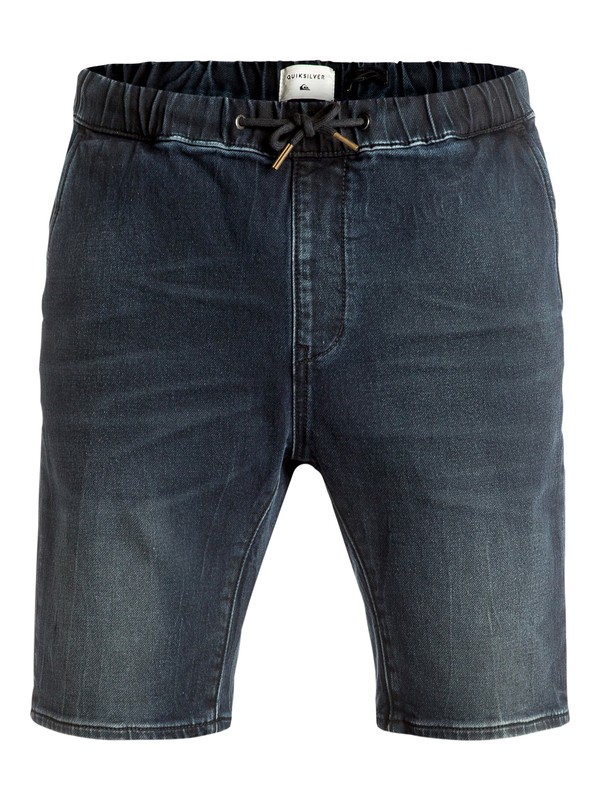 quiksilver, Fonic Blue Black - Short en denim, BLUE BLACK (byjw) 0 Fonic Blue Black - Short en denim Bleu EQYDS03067 Quiksilver