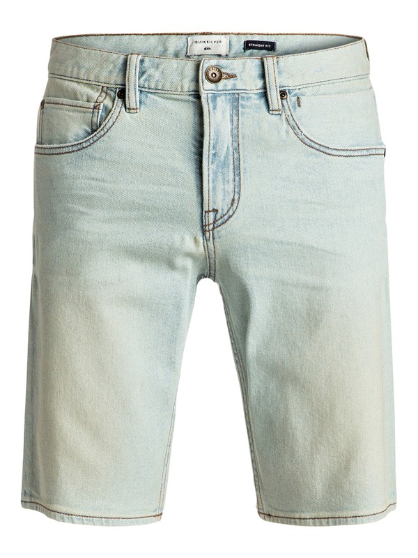 quiksilver, Revolver Bleached - Short en denim, BLEACHED SURF (bejw) 0 Revolver Bleached - Short en denim Bleu EQYDS03069 Quiksilver