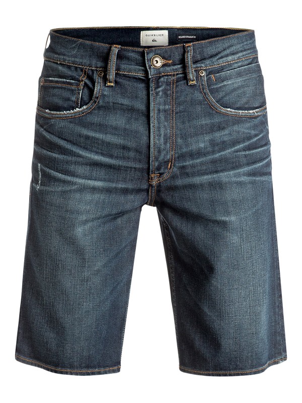 quiksilver, The Avalon Agy Blue - Short en denim, AGY BLUE (bncw) 0 The Avalon Agy Blue - Short en denim Bleu EQYDS03070 Quiksilver