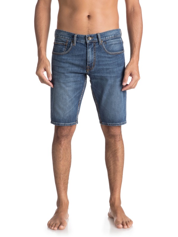quiksilver, Sequel Light Elder - Short en denim, LIGHT ELDER (bylw) 0 Sequel Light Elder - Short en denim Bleu EQYDS03075 Quiksilver