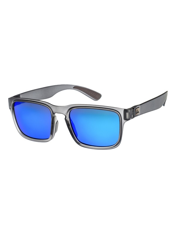 quiksilver, Stanford - Lunettes de soleil, MATT BLK TRANS/ML BLUE (kvk0) 0 Stanford - Lunettes de soleil EQYEY00034 Quiksilver