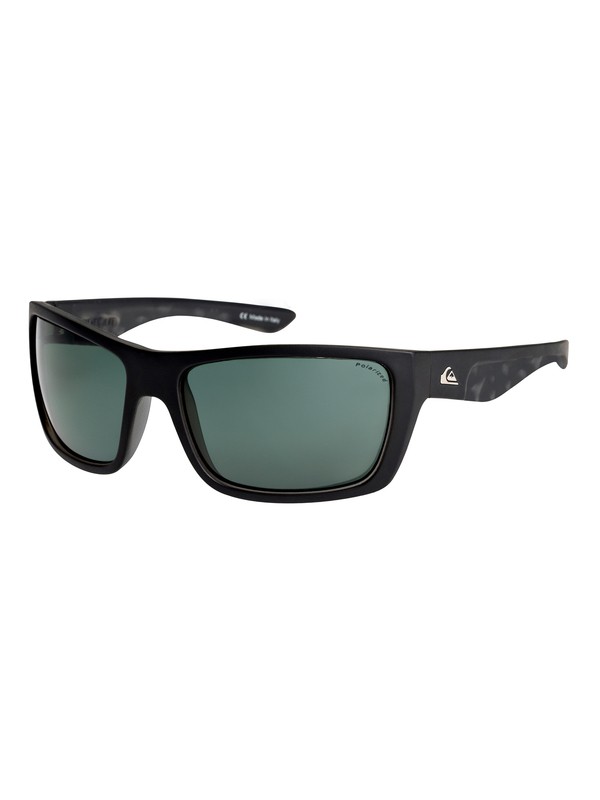 quiksilver, Hideout Polarised - Lunettes de soleil, TORTOISE BLACK/PLZ GREEN (xkkg) 0 Hideout Polarised - Lunettes de soleil Noir EQYEY03018 Quiksilver