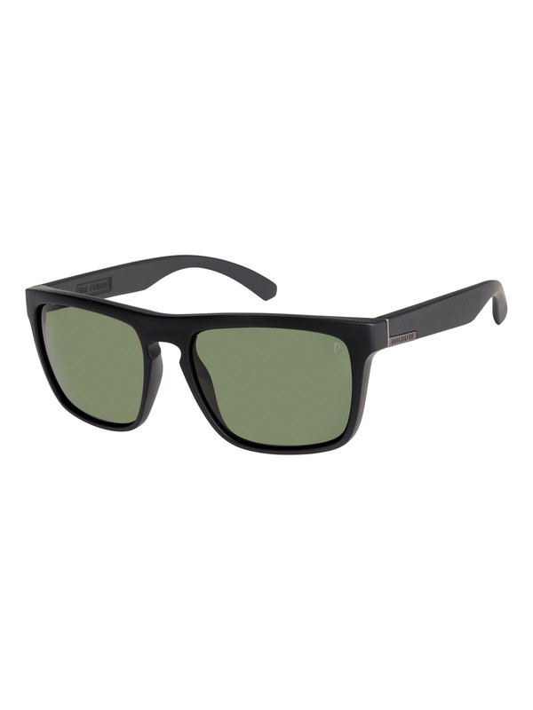 quiksilver, The Ferris Polarised - Lunettes de soleil, MATTE BLACK/GREEN POLARIZED (xkgg) 0 The Ferris Polarised - Lunettes de soleil Noir EQYEY03022 Quiksilver