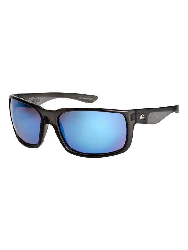 quiksilver, Chaser Sunglasses, CRYSTAL SMOKE/FLASH BLUE (xssb) 0 Chaser Sunglasses Grey EQYEY03027 Quiksilver