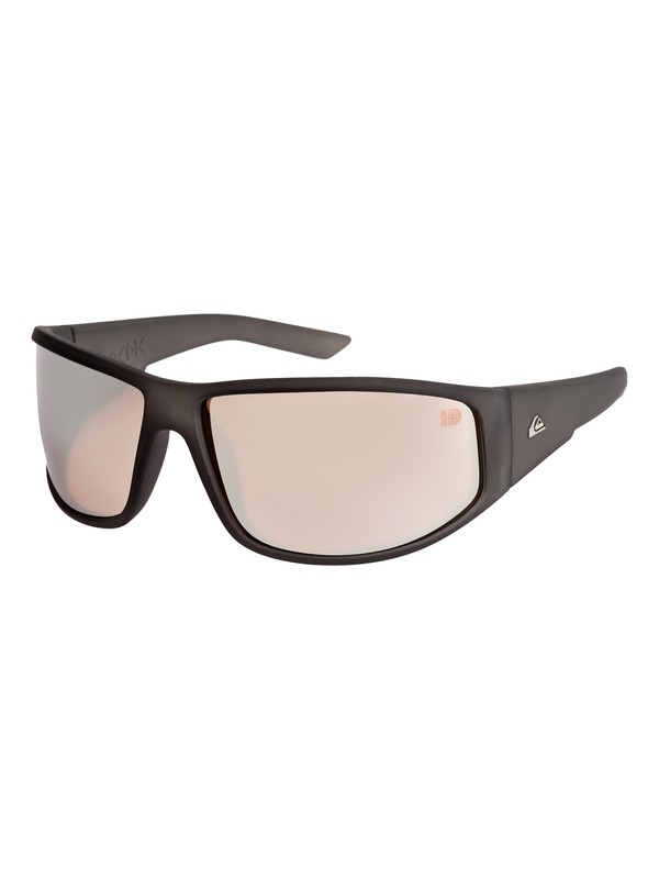 quiksilver, Akka Dakka Hd - Lunettes de soleil, RUBBERIZED CRYSTAL SMOKE/PINK (xkkm) 0 Akka Dakka Hd - Lunettes de soleil Noir EQYEY03031 Quiksilver