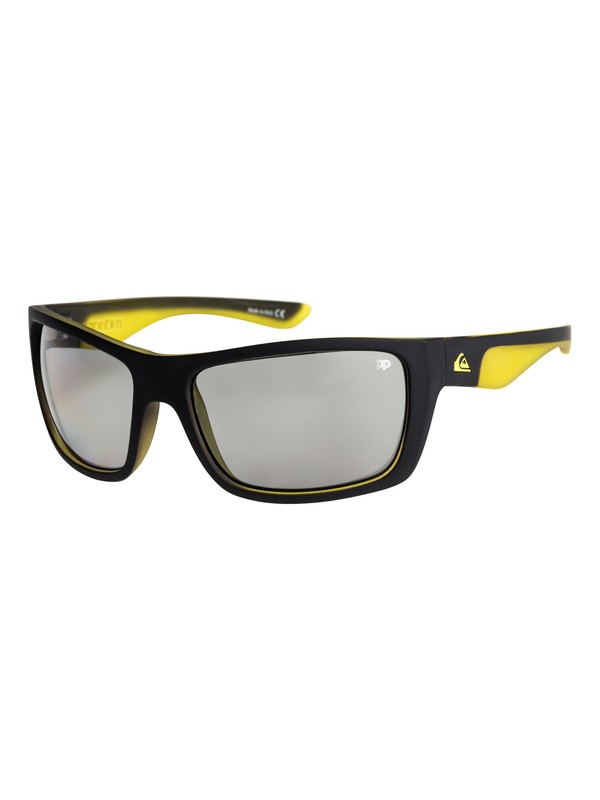 quiksilver, Hideout Polarised Photochromic - Lunettes de soleil, MATTE BLACK-YELLOW/PHOTOCHROMI (xkkg) 0 Hideout Polarised Photochromic - Lunettes de soleil Noir EQYEY03033 Quiksilver