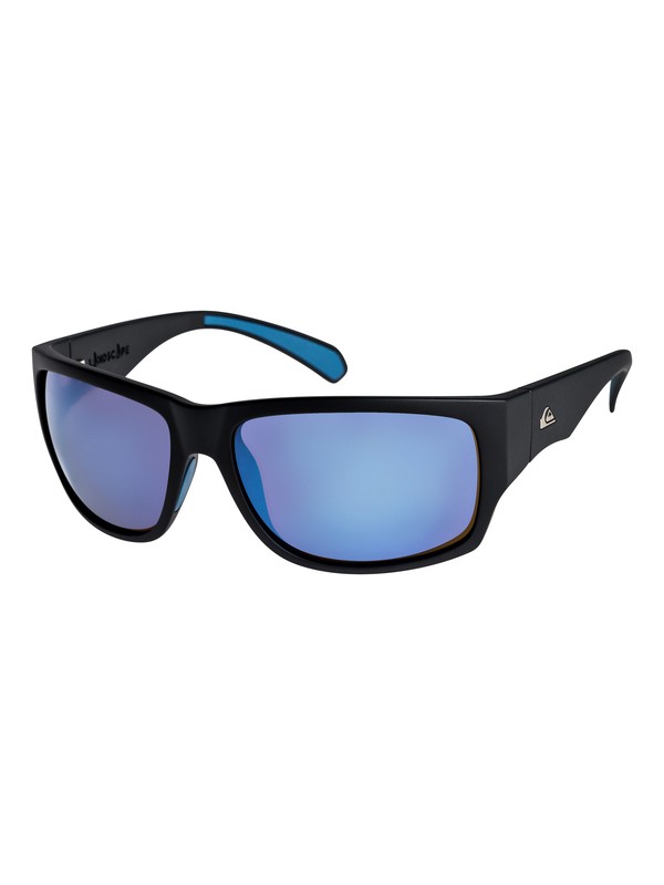 quiksilver, Landscape - Lunettes de soleil, MATTE BLACK/FLASH BLUE (xkkb) 0 Landscape - Lunettes de soleil Noir EQYEY03039 Quiksilver