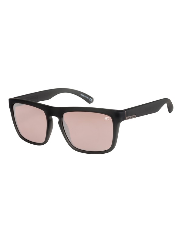 quiksilver, The Ferris HD Polarised - Lunettes de soleil, RUBBERIZED CRYSTAL SMOKE/PINK (xssm) 0 The Ferris HD Polarised - Lunettes de soleil Gris EQYEY03042 Quiksilver