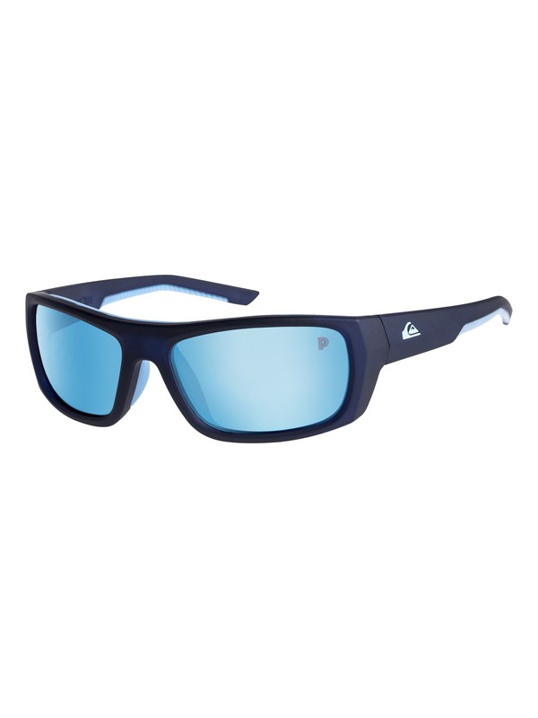 quiksilver, Knockout Polarised - Lunettes de soleil, MATTE NAVY BLUE/ ML BLUE POLAR (xbbb) 0 Knockout Polarised - Lunettes de soleil Bleu EQYEY03073 Quiksilver