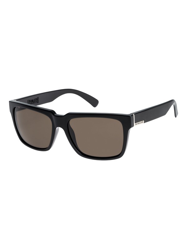 quiksilver, Bruiser - Lunettes de soleil, SHINY BLACK/GREY (xkks) 0 Bruiser - Lunettes de soleil Noir EQYEY03075 Quiksilver