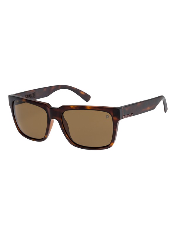 quiksilver, Bruiser Polarised - Lunettes de soleil, MATTE TORTOISE/ BROWN POLARIZE (xcnc) 0 Bruiser Polarised - Lunettes de soleil Marron EQYEY03076 Quiksilver