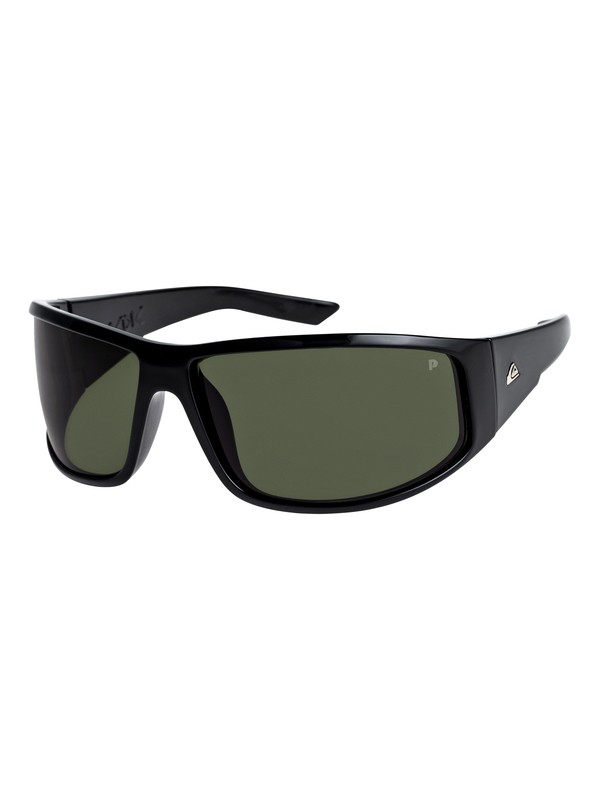 quiksilver, AKDK Polarised - Lunettes de soleil, SHINY BLACK/GREEN POLARIZED (xgkk) 0 AKDK Polarised - Lunettes de soleil Vert EQYEY03083 Quiksilver