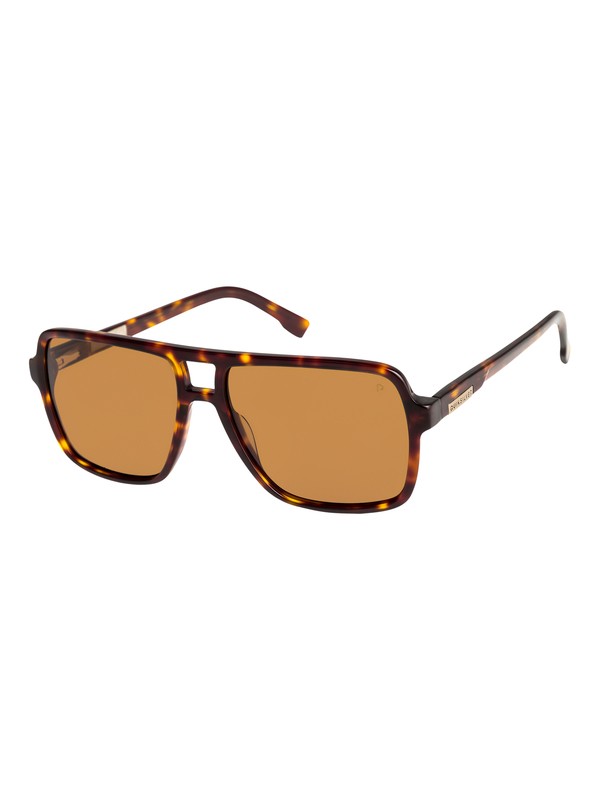 quiksilver, Scrambler Polarised - Lunettes de soleil, SHINY TORTOISE/BROWN POLARIZED (xscc) 0 Scrambler Polarised - Lunettes de soleil Gris EQYEY03093 Quiksilver