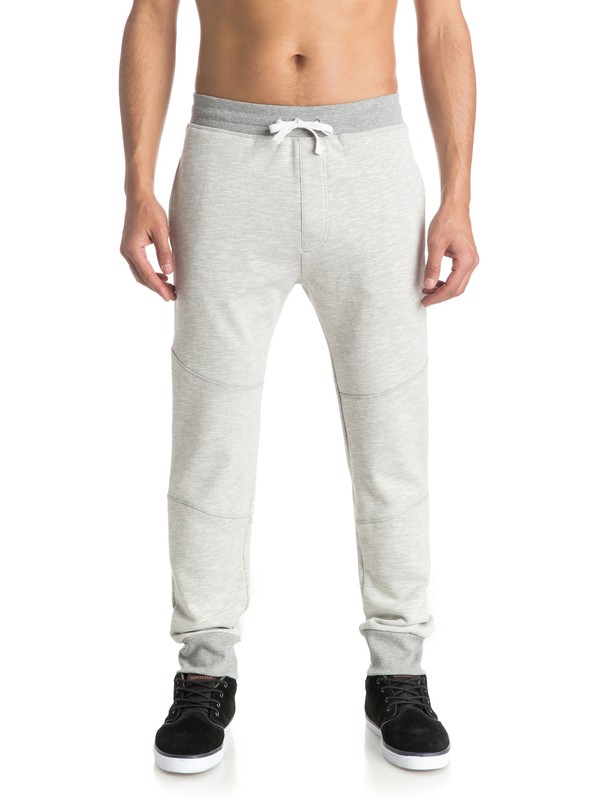 quiksilver, No Army Joggers, LIGHT GREY HEATHER (sgrh) 0 No Army Joggers EQYFB03065 Quiksilver