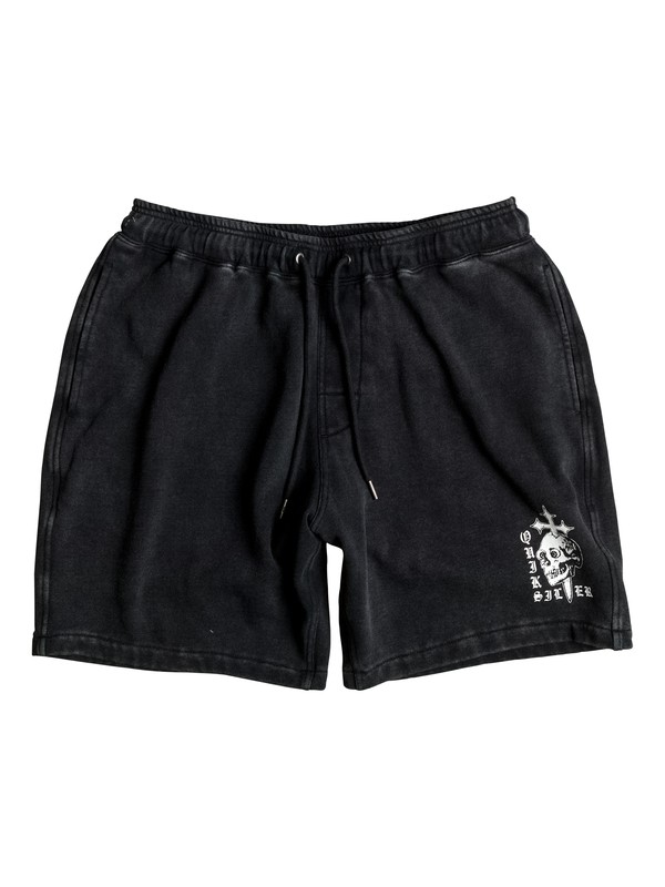 quiksilver, Skull Cross 19" - Short de sport, BLACK (kvj0) 0 Skull Cross 19" - Short de sport EQYFB03090 Quiksilver