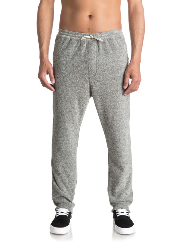 quiksilver, After Surf - Pantalon de jogging ultra-doux, DARK GREY HEATHER (ktfh) 0 After Surf - Pantalon de jogging ultra-doux Noir EQYFB03111 Quiksilver