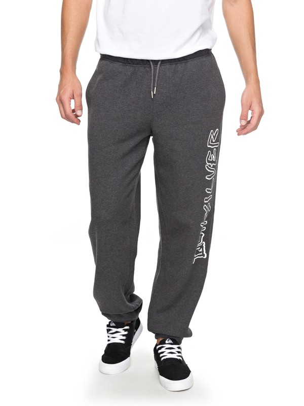 quiksilver, Quiksilver - Pantalon de jogging, DARK GREY HEATHER (krph) 0 Quiksilver - Pantalon de jogging Noir EQYFB03137 Quiksilver